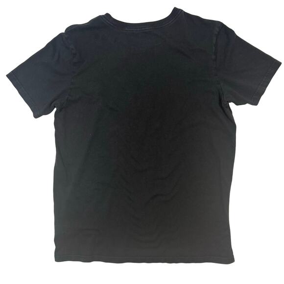 Adidas Boys XL Black Graphic T-Shirt Regular Fit Short Sleeve Casual Tee - Picture 2 of 5